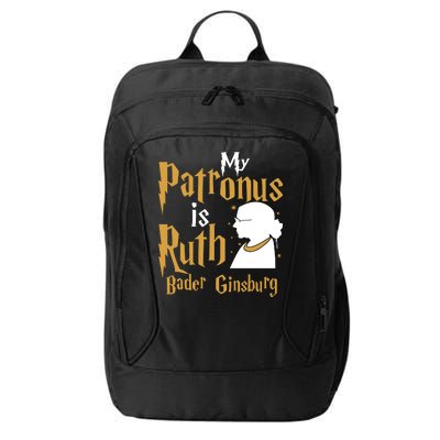 My Patronus Is Ruth Bader Ginsburg City Backpack