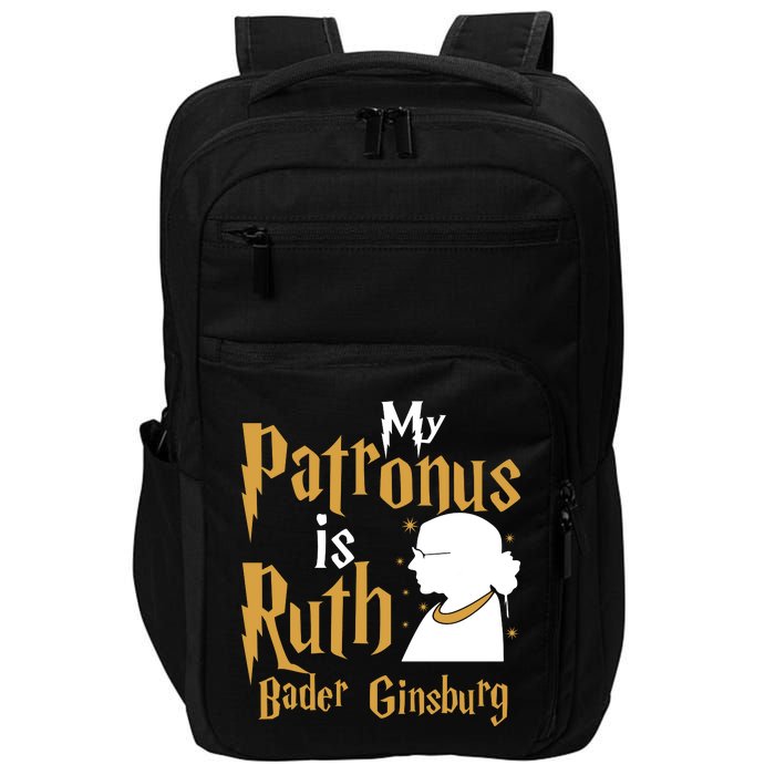 My Patronus Is Ruth Bader Ginsburg Impact Tech Backpack