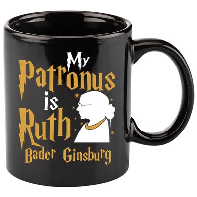 My Patronus Is Ruth Bader Ginsburg 11oz C Handle Ceramic Mug
