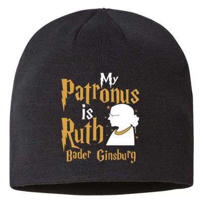 My Patronus Is Ruth Bader Ginsburg Sustainable Beanie