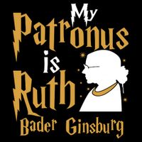My Patronus Is Ruth Bader Ginsburg Tote Bag