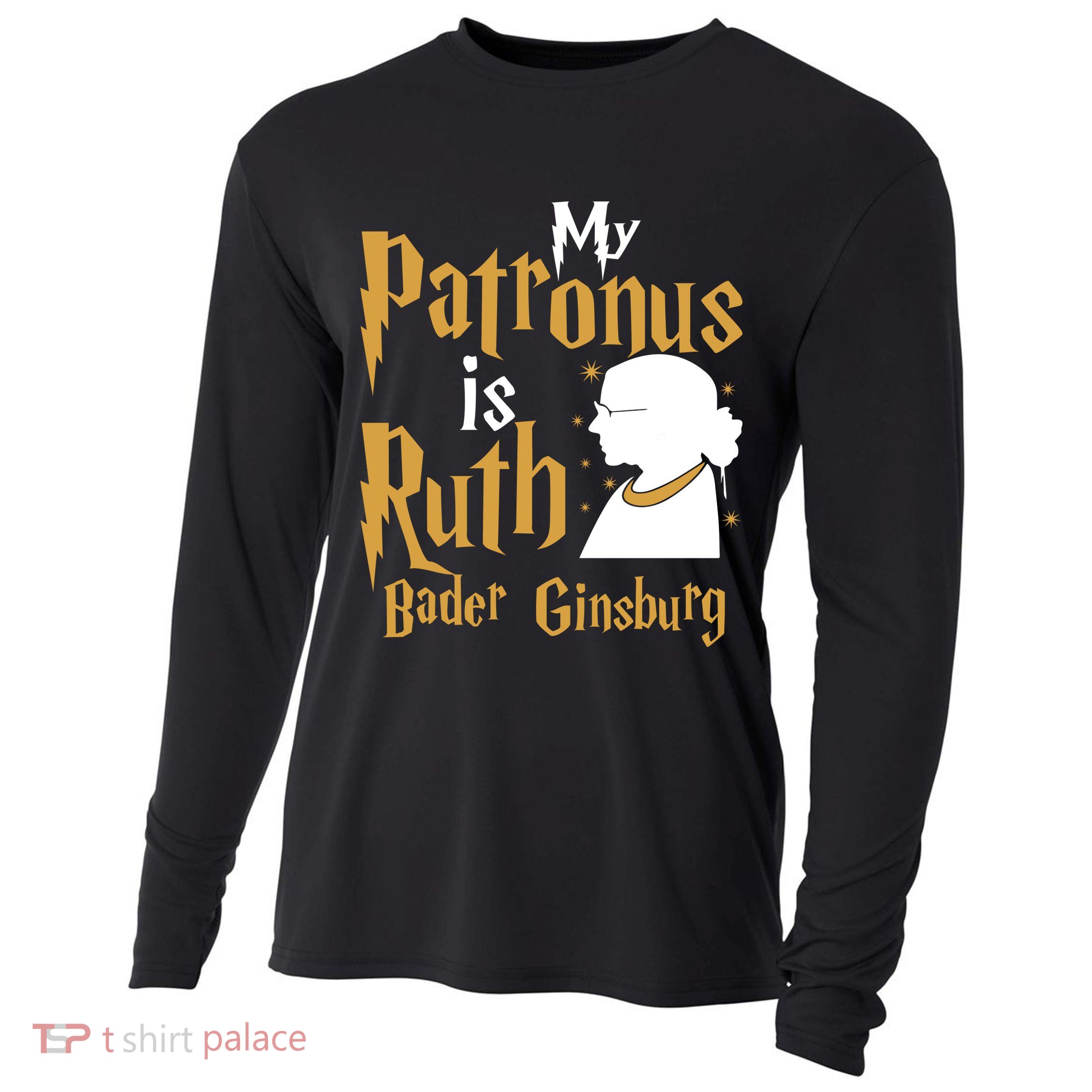 My Patronus Is Ruth Bader Ginsburg Cooling Performance Long Sleeve Crew