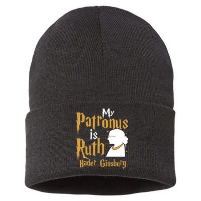 My Patronus Is Ruth Bader Ginsburg Sustainable Knit Beanie