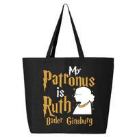 My Patronus Is Ruth Bader Ginsburg 25L Jumbo Tote