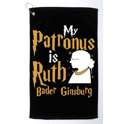 My Patronus Is Ruth Bader Ginsburg Golf Towel