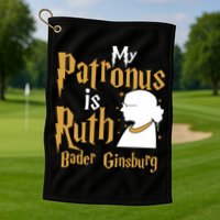 My Patronus Is Ruth Bader Ginsburg Golf Towel