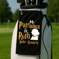 My Patronus Is Ruth Bader Ginsburg Golf Towel