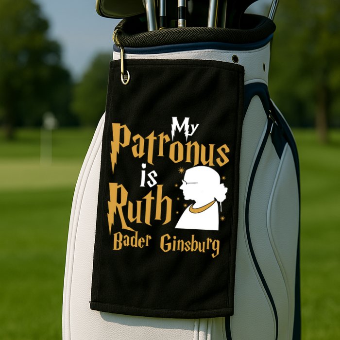 My Patronus Is Ruth Bader Ginsburg Golf Towel