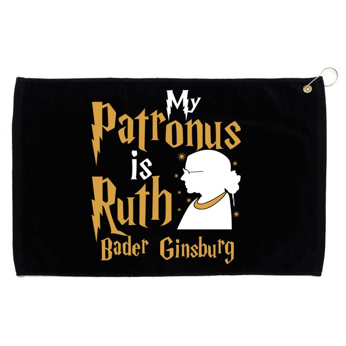 My Patronus Is Ruth Bader Ginsburg Grommeted Golf Towel