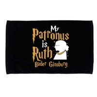 My Patronus Is Ruth Bader Ginsburg Microfiber Hand Towel
