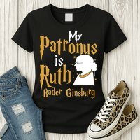 My Patronus Is Ruth Bader Ginsburg Womens T-Shirt