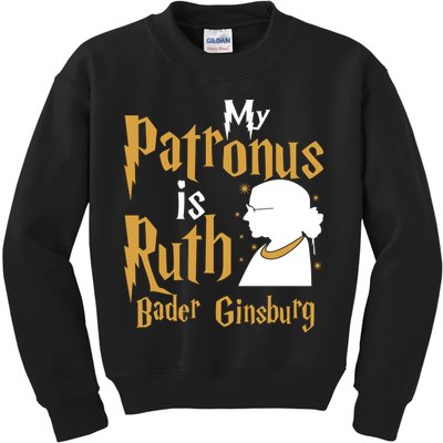 My Patronus Is Ruth Bader Ginsburg Kids Sweatshirt
