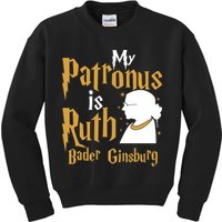 My Patronus Is Ruth Bader Ginsburg Kids Sweatshirt