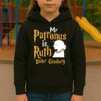 My Patronus Is Ruth Bader Ginsburg Kids Hoodie