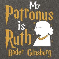 My Patronus Is Ruth Bader Ginsburg Cotton Canvas Backpack
