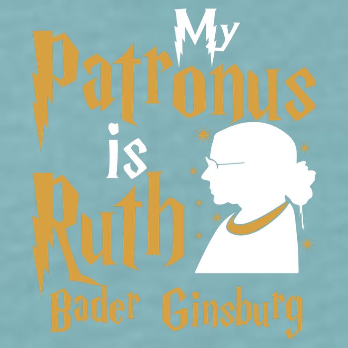 My Patronus Is Ruth Bader Ginsburg Sueded Cloud Jersey T-Shirt