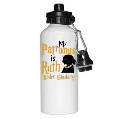 My Patronus Is Ruth Bader Ginsburg Aluminum Water Bottle