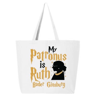 My Patronus Is Ruth Bader Ginsburg 25L Jumbo Tote