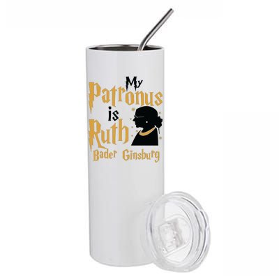 My Patronus Is Ruth Bader Ginsburg Stainless Steel Tumbler