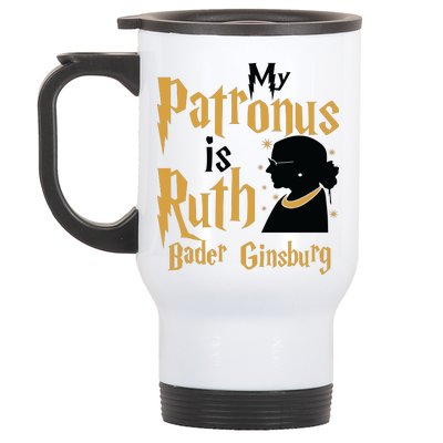 My Patronus Is Ruth Bader Ginsburg Stainless Steel Travel Mug