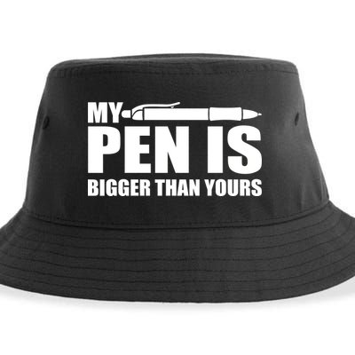 My Pen Is Bigger Then Yours Sustainable Bucket Hat