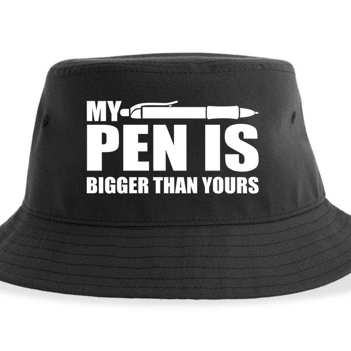 My Pen Is Bigger Then Yours Sustainable Bucket Hat