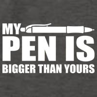 My Pen Is Bigger Then Yours Vector Backpack