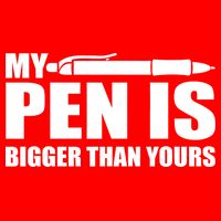 My Pen Is Bigger Then Yours Toddler Hoodie