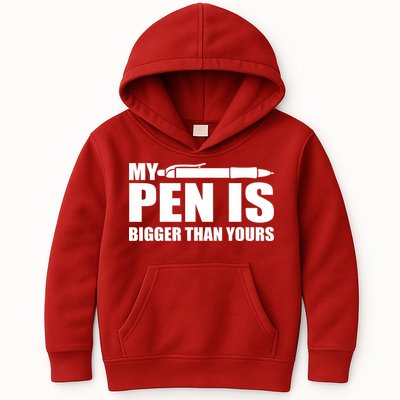 My Pen Is Bigger Then Yours Kids Hoodie