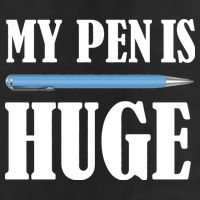 My Pen Is Huge Adult Drive Performance Visor