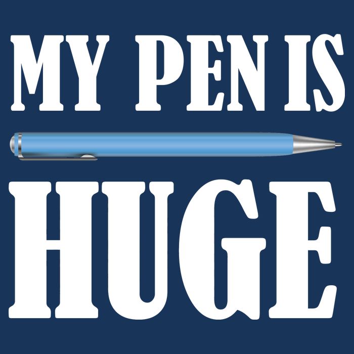 My Pen Is Huge Cool Comfort Performance Bucket Hat