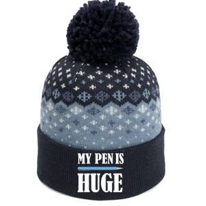 My Pen Is Huge The Baniff Cuffed Pom Beanie