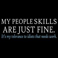 My People Skills Are Just Fine Backpack