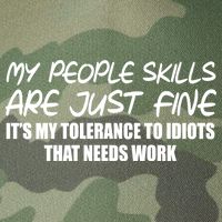 My People Skills Are Just Fine Funny Legacy Tie Dye Trucker Hat