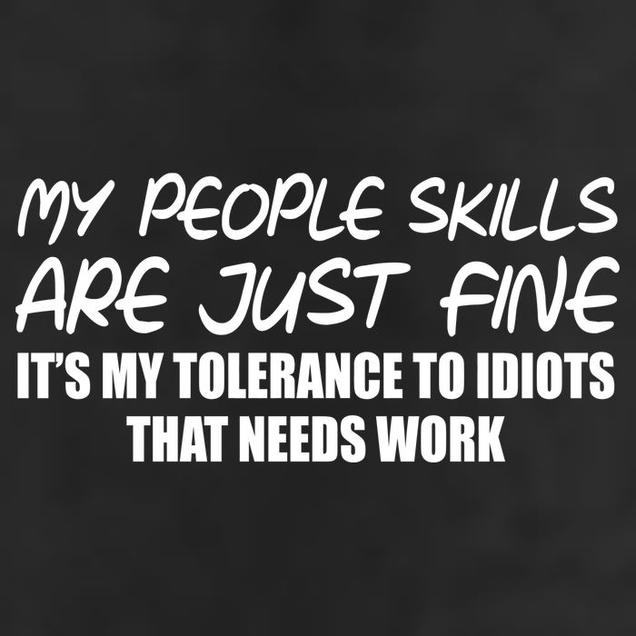 My People Skills Are Just Fine Funny Golf Towel