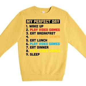 My Perfect Day Premium Crewneck Sweatshirt