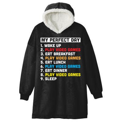 My Perfect Day Hooded Wearable Blanket