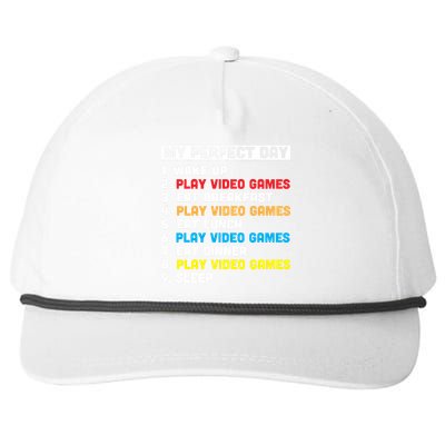 My Perfect Day Snapback Five-Panel Rope Hat