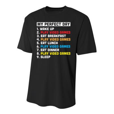 My Perfect Day Youth Performance Sprint T-Shirt