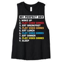 My Perfect Day Women's Racerback Cropped Tank