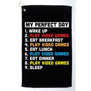 My Perfect Day Platinum Collection Golf Towel