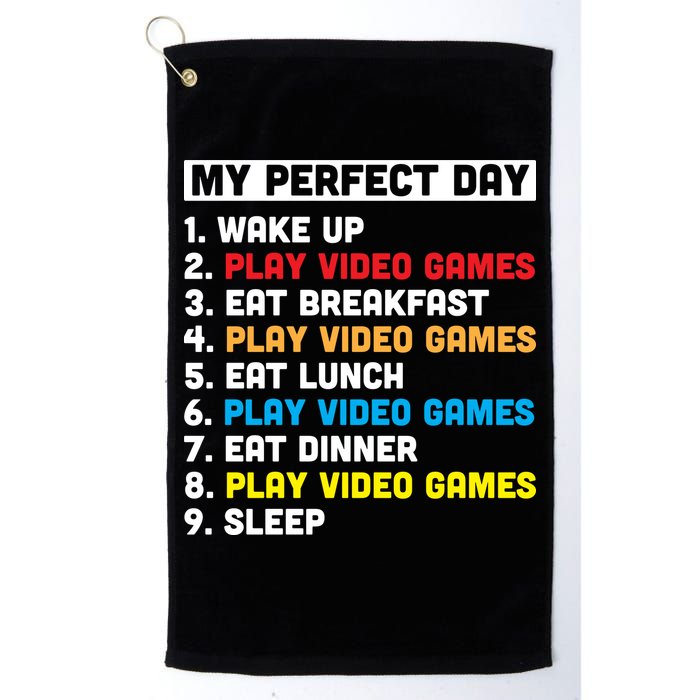 My Perfect Day Golf Towel