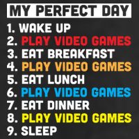 My Perfect Day Golf Towel