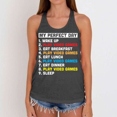 My Perfect Day Women's Knotted Racerback Tank