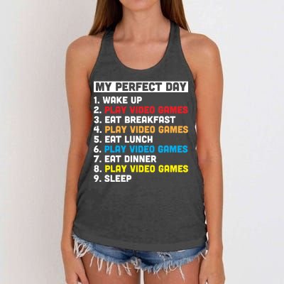 My Perfect Day Women's Knotted Racerback Tank