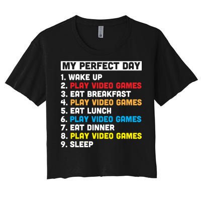 My Perfect Day Women's Crop Top Tee