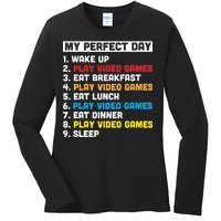 My Perfect Day Ladies Long Sleeve Shirt