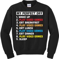 My Perfect Day Kids Sweatshirt