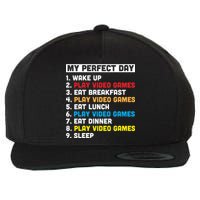 My Perfect Day Wool Snapback Cap