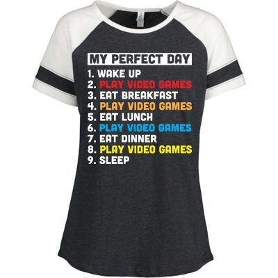 My Perfect Day Enza Ladies Jersey Colorblock Tee